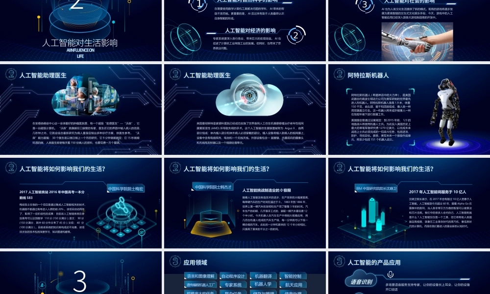 原创AI人工智能云计算大数据简介ppt模板-版权可商用.pptx