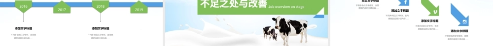原创牛奶行业生态牛奶营养品绿色牛奶PPT模板-版权可商用.pptx