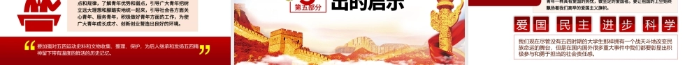 原创五四运动的新时代意义纪念五四运动101周年PPT.pptx