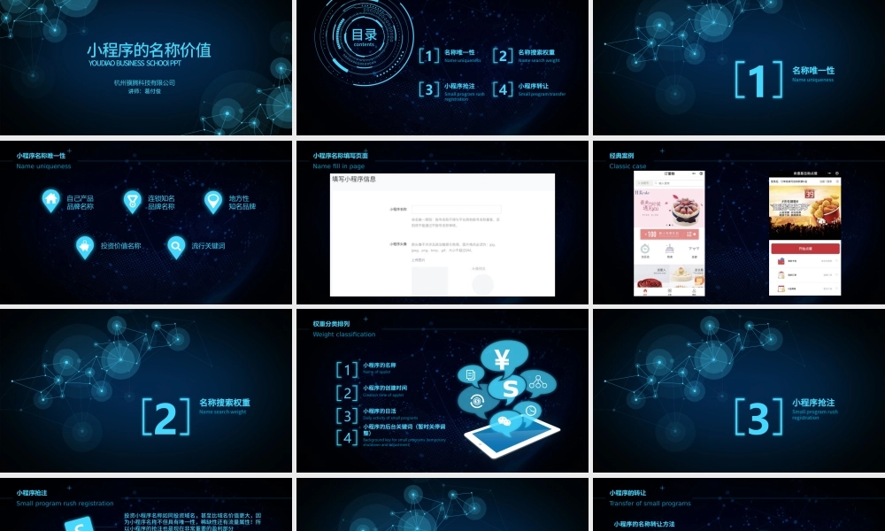 原创小程序的名称价值PPT.pptx
