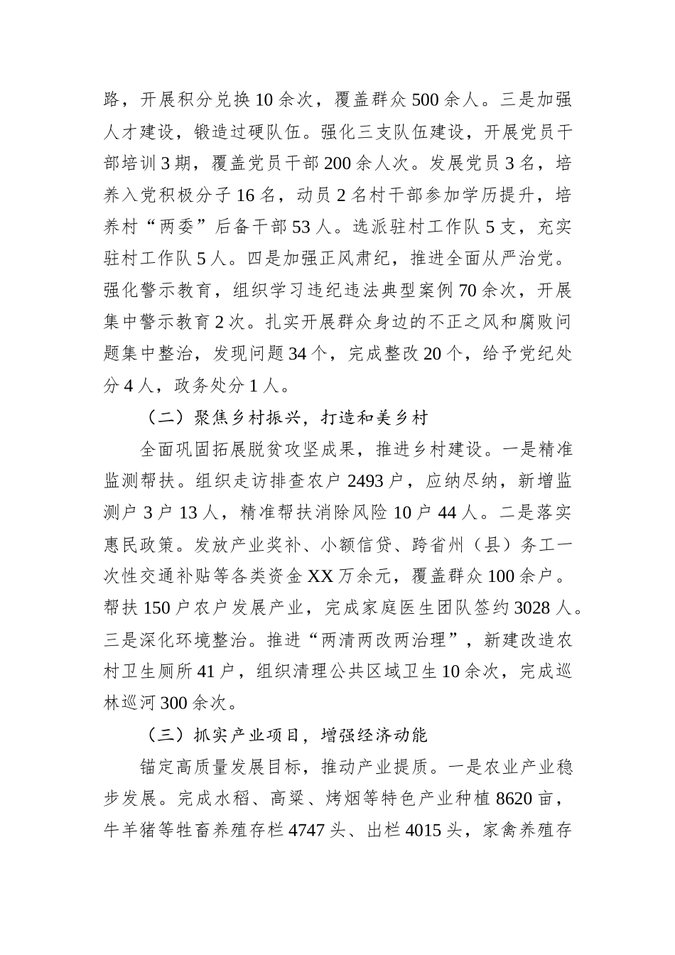 XX镇2025年工作总结及2026年工作打算.docx_第2页