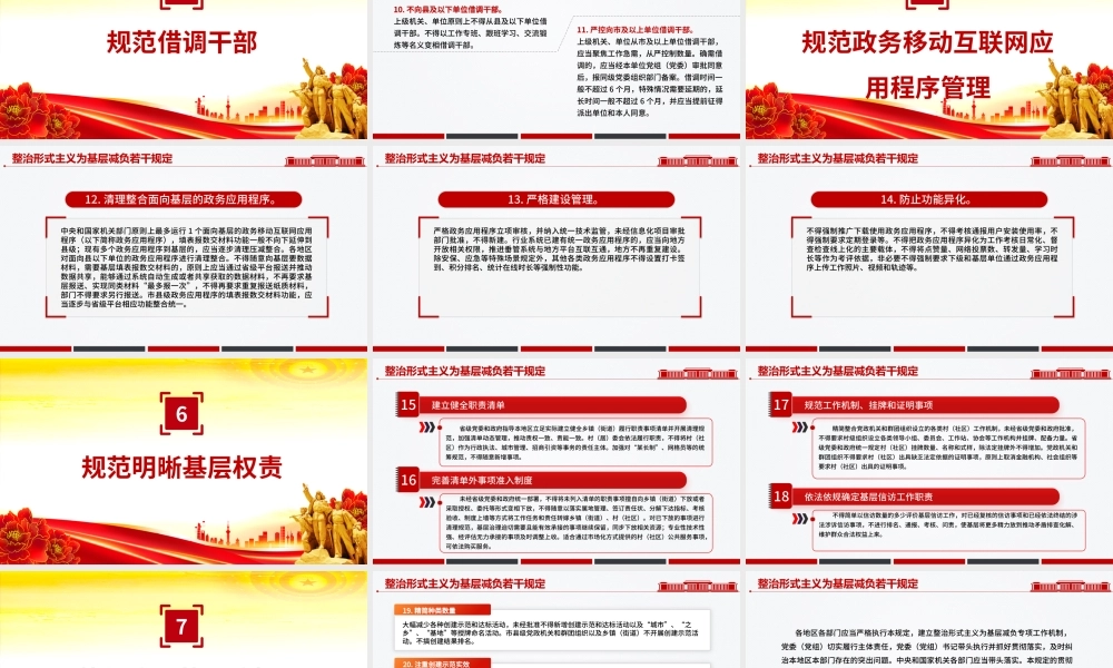 整治形式主义为基层减负若干规定PPT课件.pptx