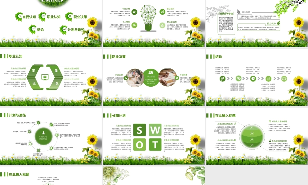 职业生涯规划PPT模板.pptx