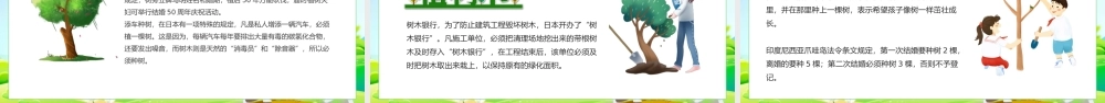 植树节PPT绿色清新三月十二日关爱地球保护地球课件模板.pptx
