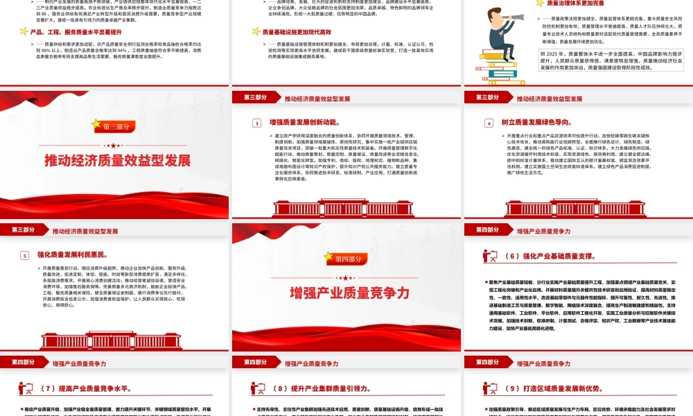 质量强国建设纲要PPT统筹推进质量强国建设全面提高我国质量总体水平课件.pptx