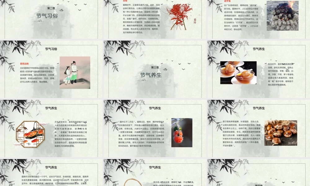 中国传统24节气霜降.pptx