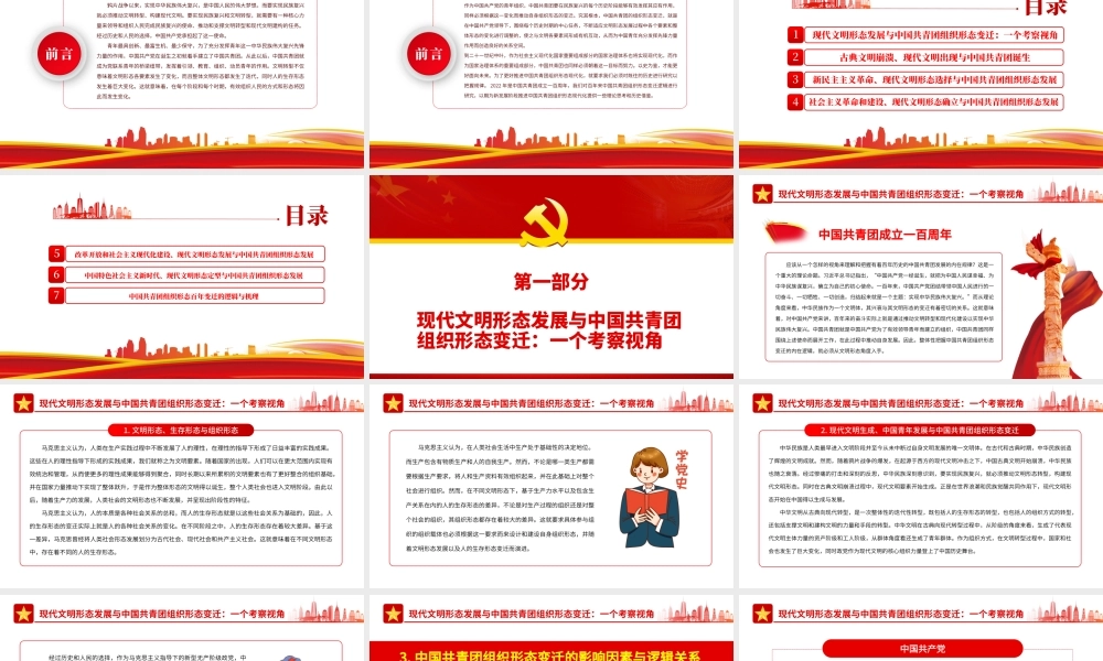 中国共青团组织形态百年变迁的历史逻辑.pptx