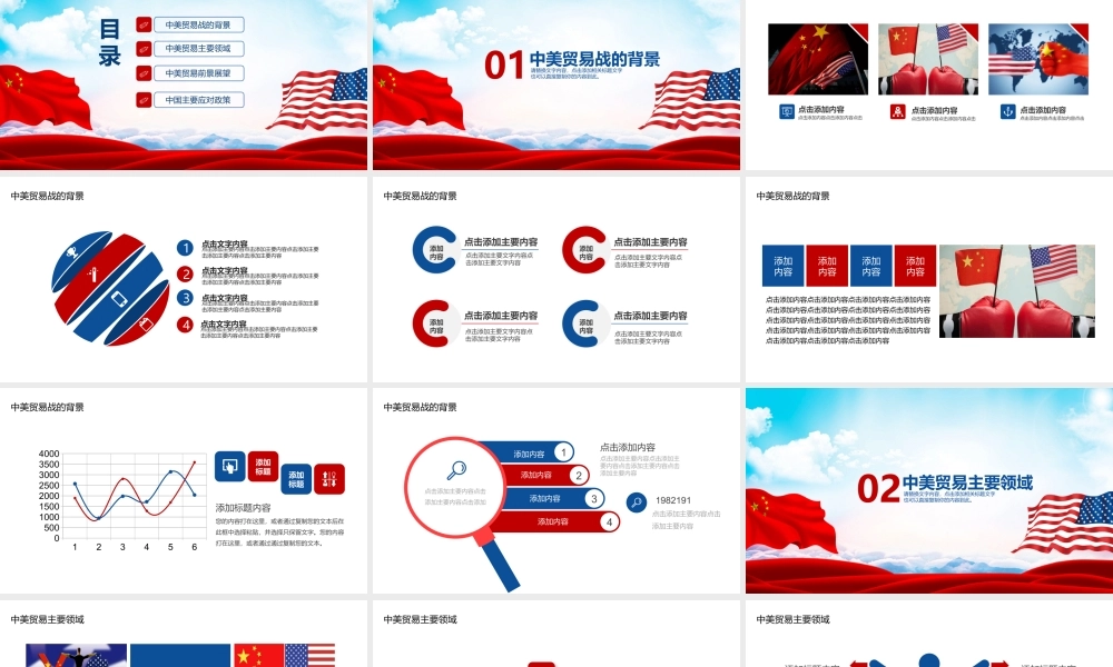 中美贸易战动态PPT模版.pptx