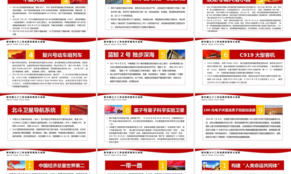 壮阔75载奋进新时代PPT红色精美国庆节党课课件.pptx