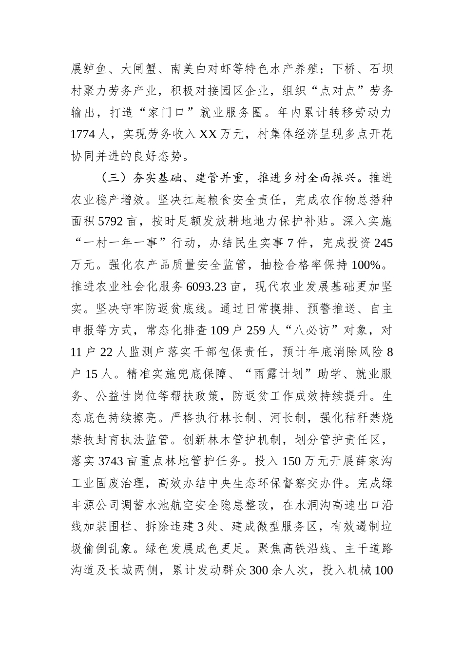 XX镇2025年工作总结暨2026年工作计划.docx_第3页