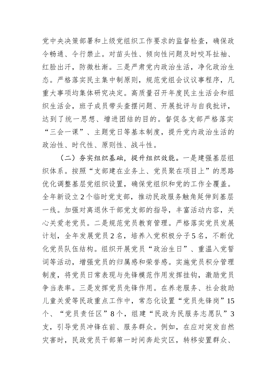 民政局2025年党建工作总结.docx_第2页