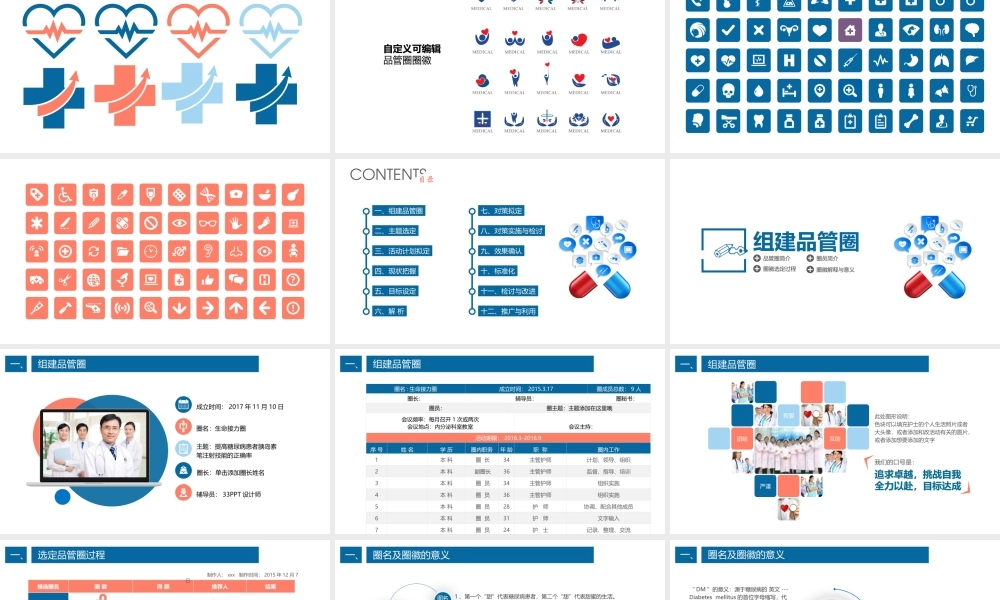 2022品管圈PPT简约清新获奖专用PPT模板下载.pptx