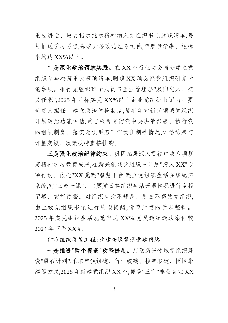 XX地区党建+五有新兴领域党建创新项目申报书.docx_第3页