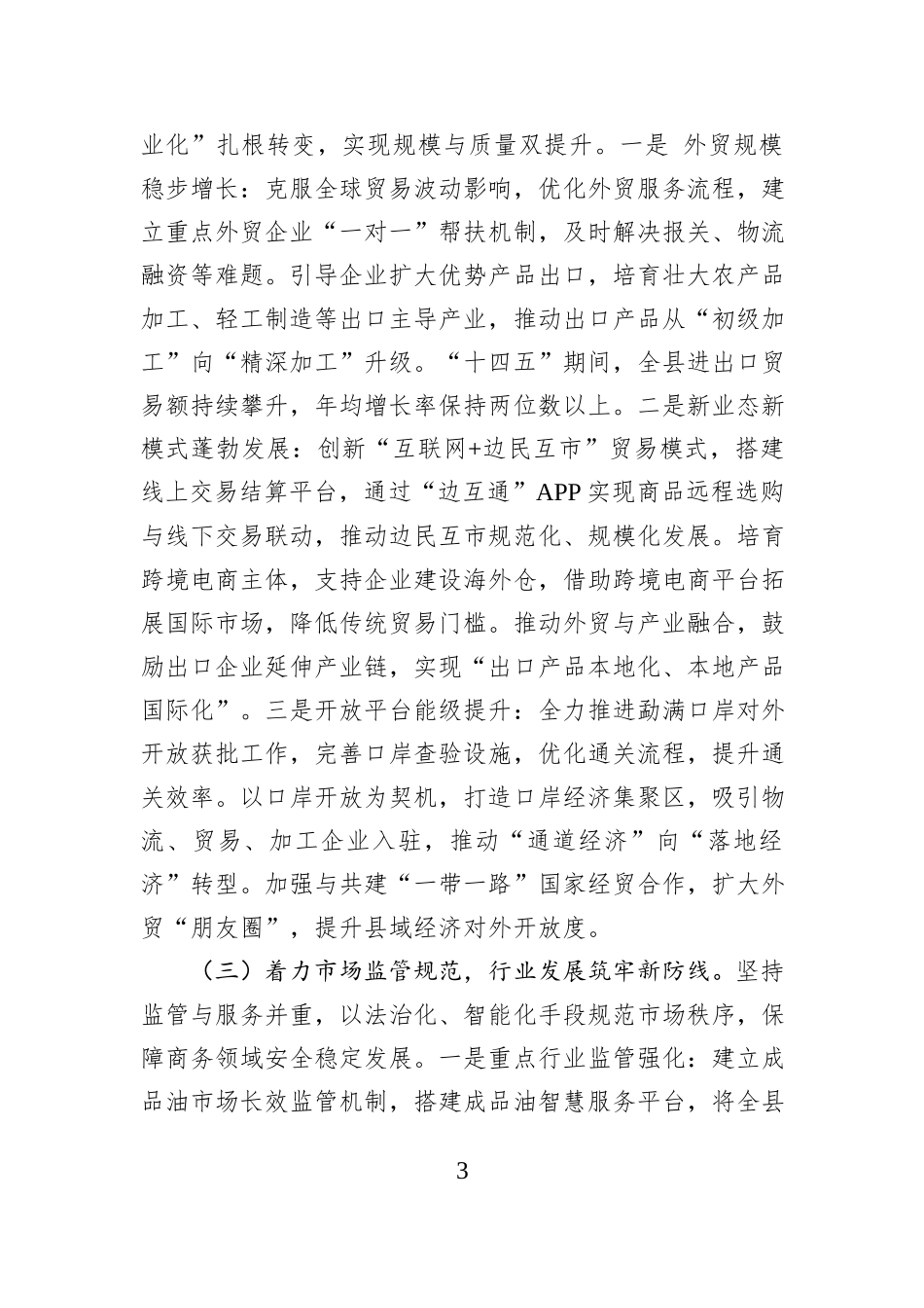 某局“十四五”工作总结与“十五五”工作谋划报告.docx_第3页